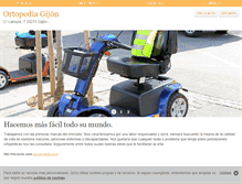 Tablet Screenshot of ortopediagijon.com